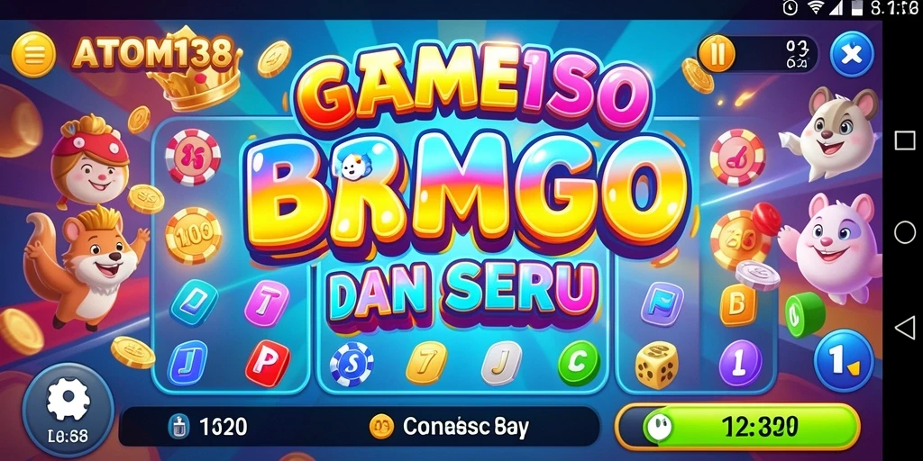 Tampilan screenshot ATOM138 yang menunjukkan pengalaman seru dalam permainan Bingo.