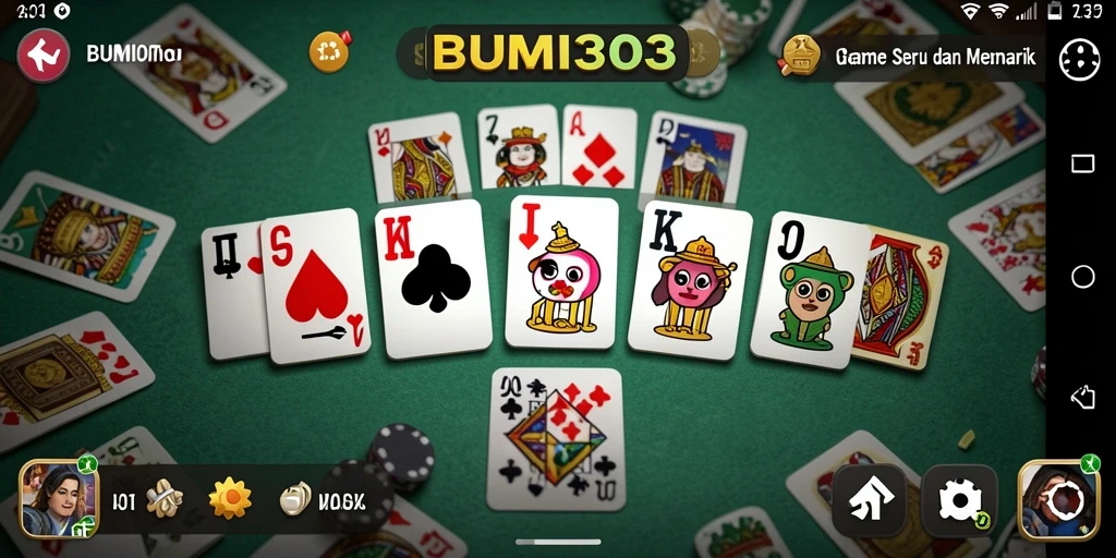 Tampilan gameplay BUMI303 yang menarik dan interaktif.