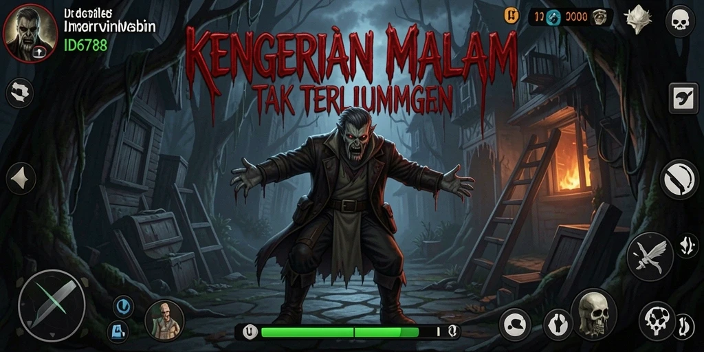 Screenshot dari gameplay menakutkan di ID6788 yang menampilkan suasana Horror.