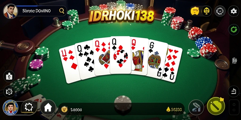 Tampilan gameplay seru dari IDRHOKI138 dengan animasi menarik.