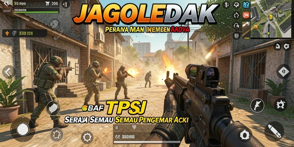 Screenshot gameplay JAGOLEDAK dengan aksi seru dan menyenangkan.