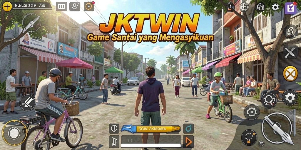 Tampilan gameplay JKTWIN yang menarik dan menyenangkan.