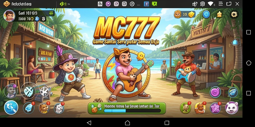 Gameplay menarik MC777 yang penuh warna dan tantangan seru.