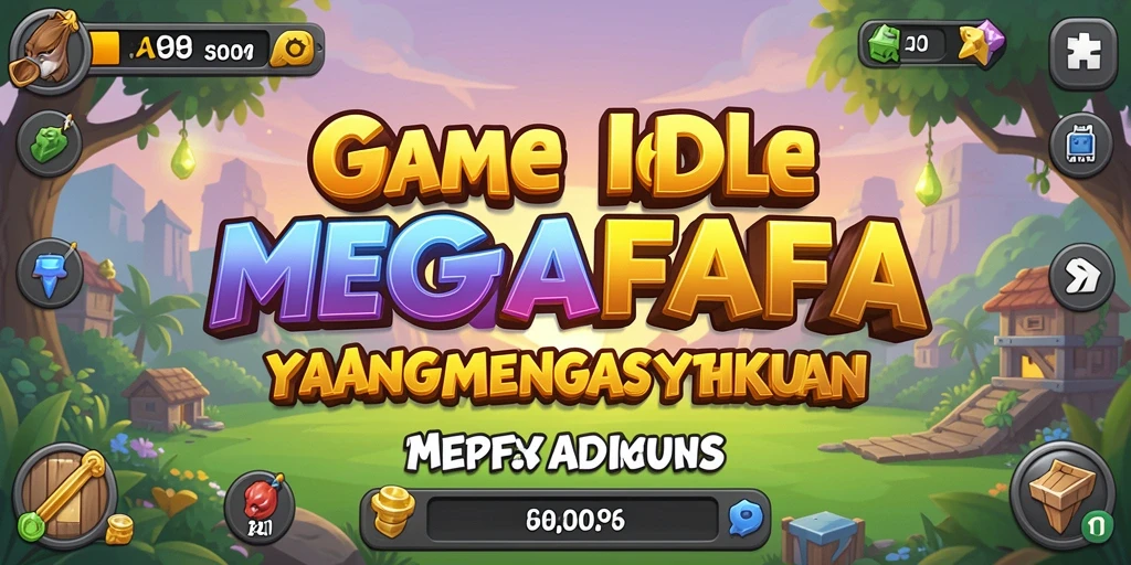 Tampilan gameplay menarik dan penuh warna dari MEGAFAFA.