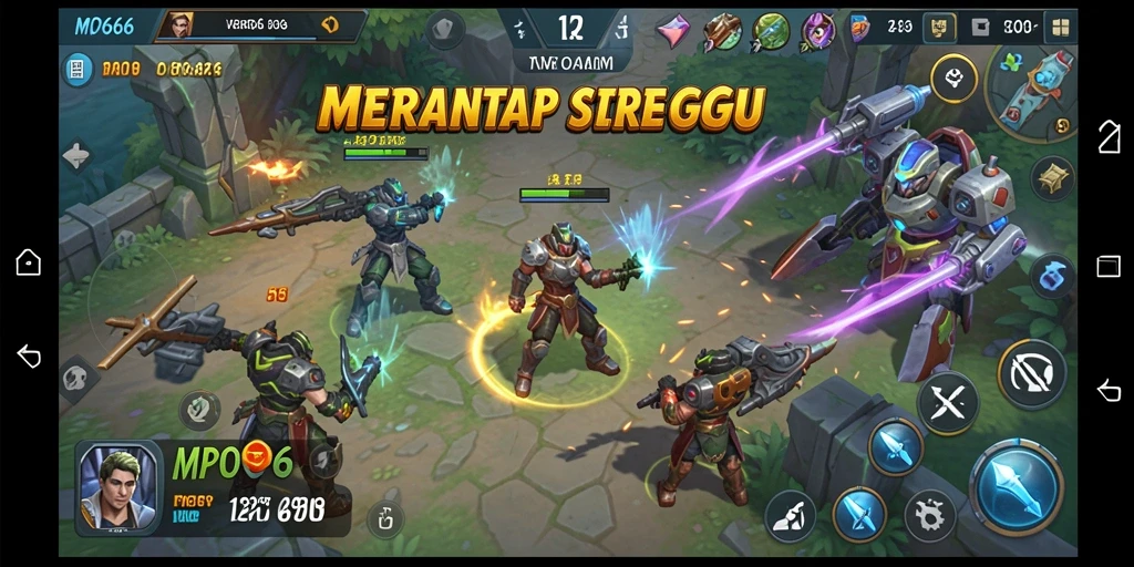 Tampilan gameplay MPO666 yang menegangkan dan penuh strategi.