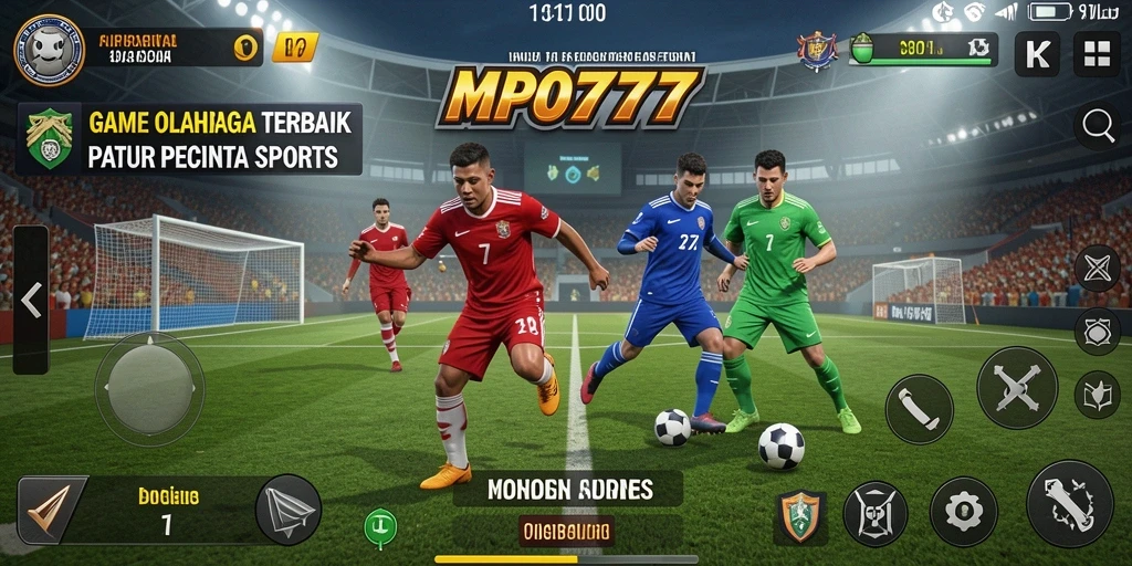 Tangkapan layar MPO777 menampilkan intensitas gameplay olahraga.