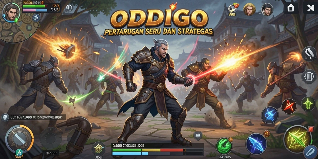 Tampilan luar biasa dari pertarungan dalam ODDIGO.