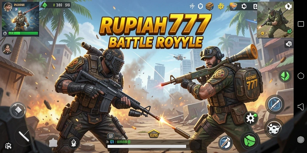 Tampilan gameplay RUPIAH777 dengan aksi pertempuran seru.