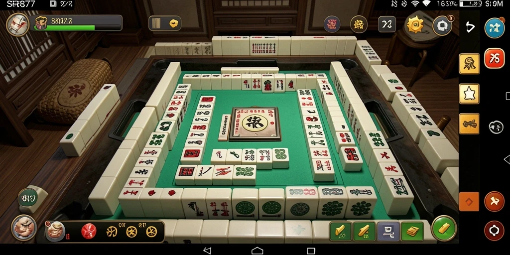 Tangkapan layar gameplay menarik dari SR877 Mahjong.