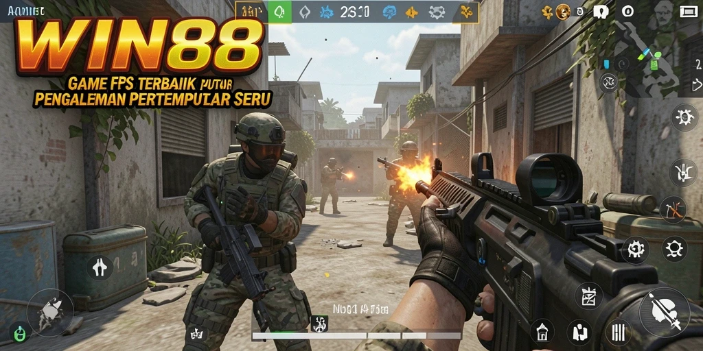 Tampilan gameplay WIN88 yang mendebarkan dan penuh aksi.