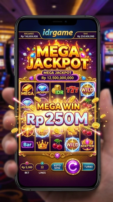 Tampilan antarmuka pengguna idrgame yang menarik dan mudah dinavigasi.